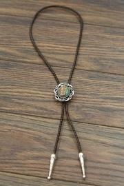  Natural Turquoise-stone Bolo-tie