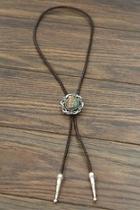  Natural Turquoise-stone Bolo-tie