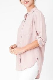  Blush Button-down Top