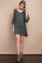  Vintage-washed Olive Dress