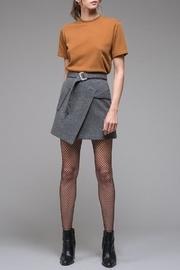  Asymmetrical Felt Skirt