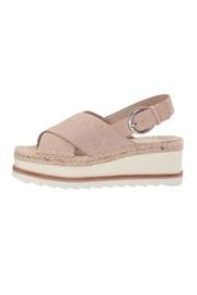  Nude Flatform Sandal