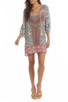  Silk Print Dress