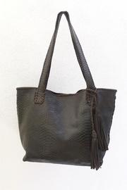  Snake-print Tote Bag