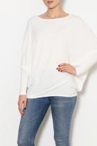  French Terry Dolman Sleeve Tunic