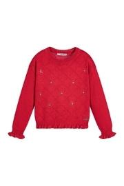  Red Knitted Sweater