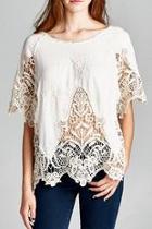  Embroidered Crochet Blouse