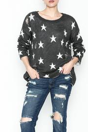  Distressed Star Sweater