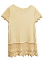  Natural Lace Top