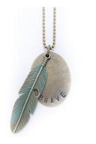  Brave Feather Necklace