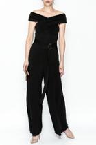 Cross Off Shoulder Jumpsuit