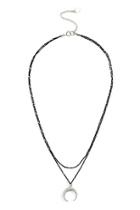  2in1 Crescent Necklace