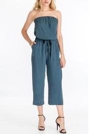  Strapless Culotte Jumpsuit