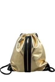  Silver Metallic Backpack