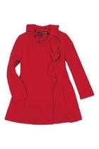  Red Ruffle Coat