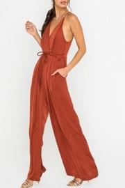  Wide-leg Drawstring-waist Jumpsuit