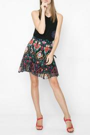  Mesh Ruched Skirt