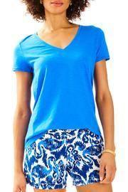  Blue Printed Short