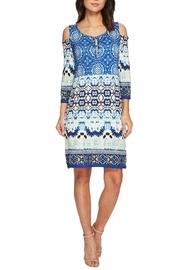  Printed Keyhole Dress