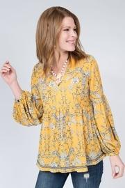  Gold Peacock Top