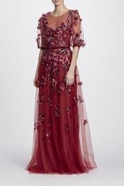  Floral Beaded Gown