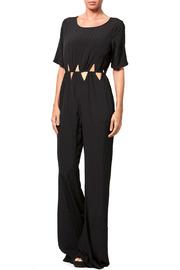  Black Cutout Jumpsuit