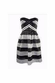  Sheer Strapless Dress