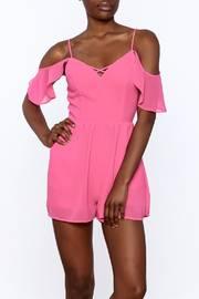  Pink Ruffle Romper