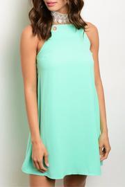  Halter Grommet Dress