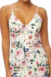  Floral Puff Hem-dress