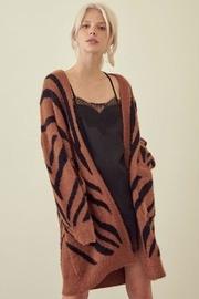  Tiger Print Cardigan