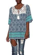  Isla Bonita Print Tunic