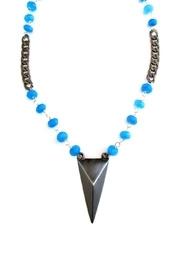  Blue-agate Peak Necklace