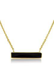  Onyx Bar Necklace