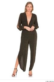  Open Glitter Jumpsuit