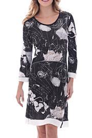  Black Pattern Dress