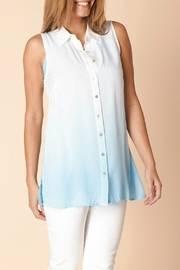  Button Down Sleeveless Blouse