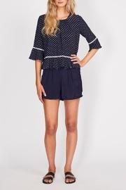  Flared Cuffed Top