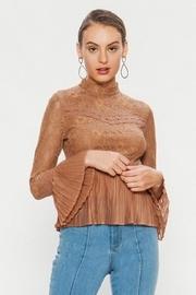  High-neck Lace Top