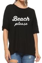  Beach Please Tee