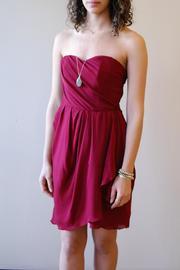  Silk Strapless Dress