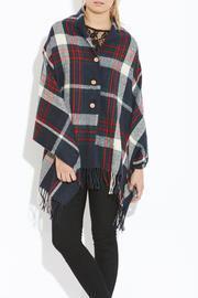  Faye Plaid Cape