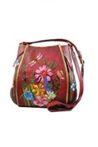  Hand-painted Floral Crossbody
