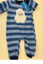  Striped Yeti Romper