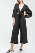  Wide-leg Culotte Pants