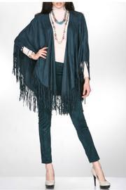  Faux Suede Cape
