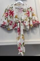  Floral Flare Top