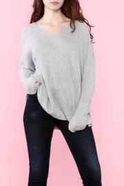  Tie Up Back Sweater