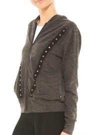 French-terry Grommet Hoodie