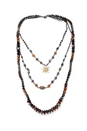  Layered Star-burst Necklace